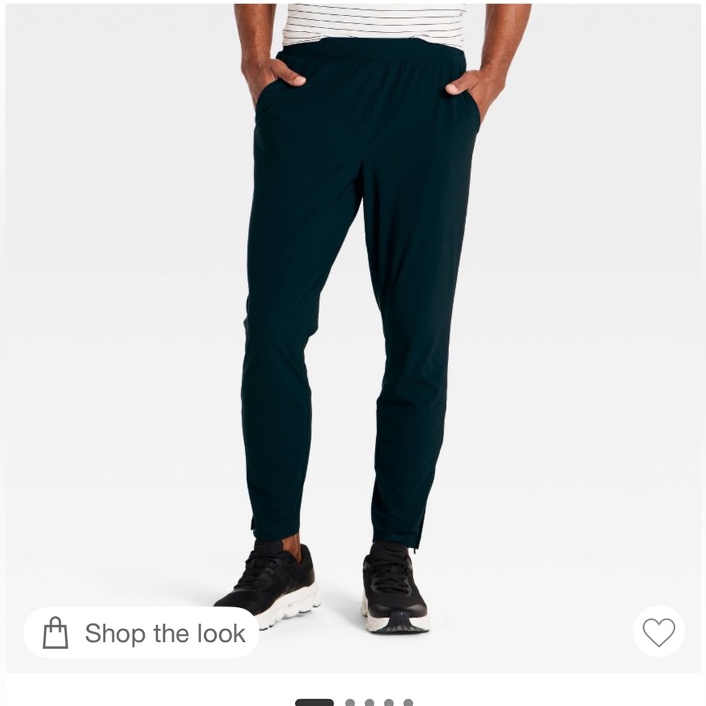 ALL IN MOTION lightweight tricot Jogger Pants — Black M NWT